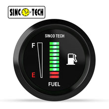 Load image into Gallery viewer, SincoTech 2'' Digital Led 12v/24v Fuel Level Gauge IS811F