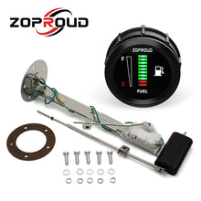 Load image into Gallery viewer, SincoTech 2'' Digital Led 12v/24v Fuel Level Gauge IS811F