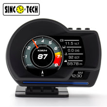 Загрузить изображение в средство просмотра галереи, ISP902 SINCOTECH 3'' OBDII+GPS Multifunctional LCD Racing Gauge