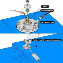 Загрузить изображение в средство просмотра галереи, ZOPROUD Marine Fuel Float Fuel Tank Sending Unit for 6-35 Inch Depth Boat RV Car Truck Tanks (304 Stainless Steel )