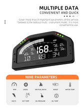 Load image into Gallery viewer, SincoTech Wideband 7-Color Multifunctional Black Racing Dashboard With Sensor DO926WB