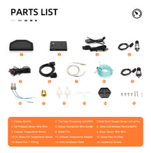 Load image into Gallery viewer, SincoTech Wideband 7-Color Multifunctional Black Racing Dashboard With Sensor DO926WB