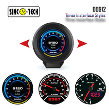 Загрузить изображение в средство просмотра галереи, SincoTech 2.1 Inch Multifunctional Racing Gauge DO912-S