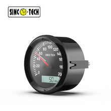 Carregar imagem no visualizador da galeria, Sinco Tech 85mm GPS Speedometer + ODO + Trip + Direction 4-IN-1 Speed Gauge DO917 12v/24v