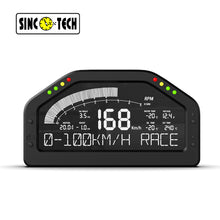 Load image into Gallery viewer, SincoTech Narrow Band 7-Color Multifunctional Black Racing Dashboard DO926NB