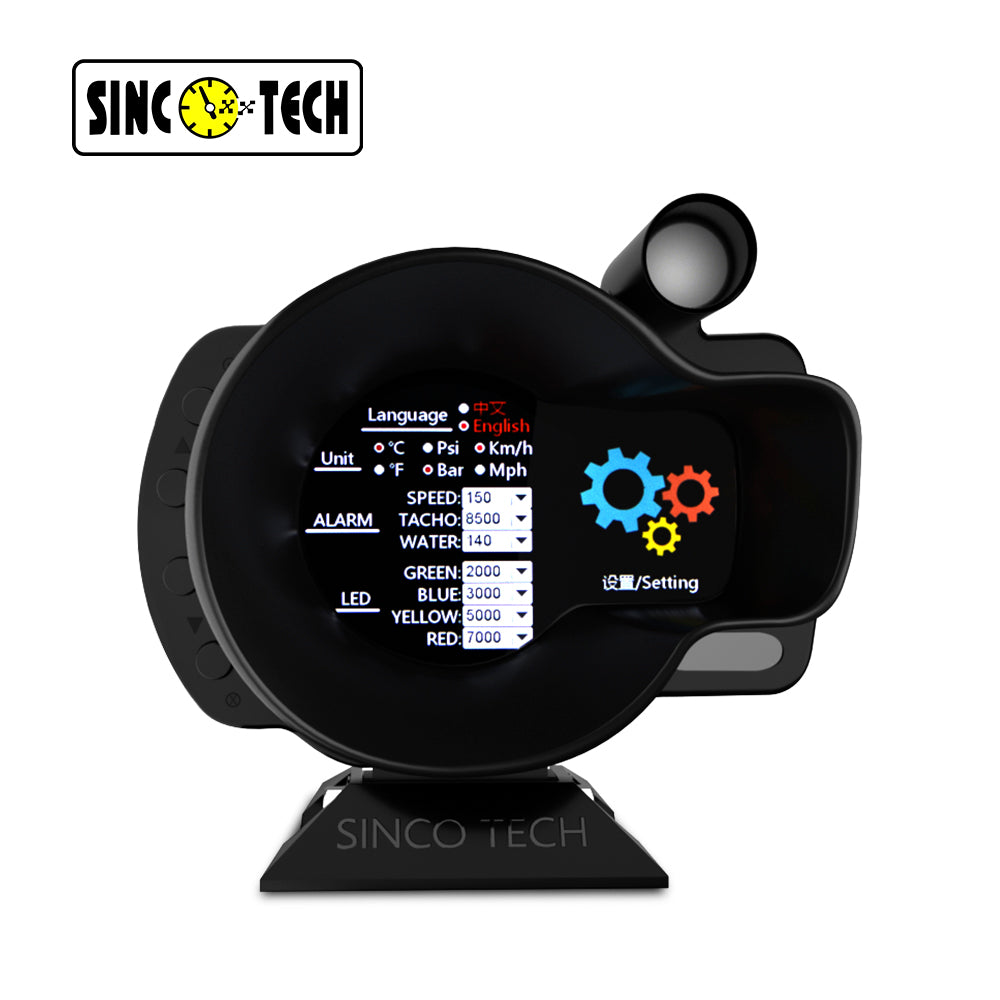 SincoTech OBDII多機能レースメーター DO916-OBD