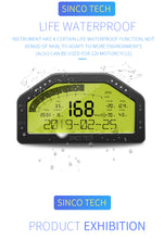 Load image into Gallery viewer, SincoTech Multifunctional Racing Dashboard Panel Meter DO908