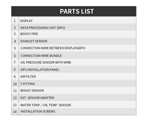 Load image into Gallery viewer, SINCOTECH Panel meters Multifunctional Racing Dashboard DO909