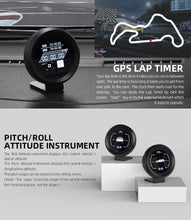 Загрузить изображение в средство просмотра галереи, SincoTech 54mm Multifunctional GPS Speedometer DO912-GPS