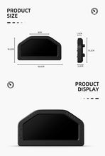 Load image into Gallery viewer, SincoTech Narrow Band 7-Color Multifunctional Black Racing Dashboard DO926NB