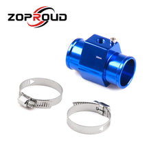 Carica l'immagine nel visualizzatore di Gallery, ZOPROUD 28MM-40MM Blue Aluminium Water Temp Gauge Radiator Temperature Water Temp Joint Pipe Sensor for Car Truck Gauges
