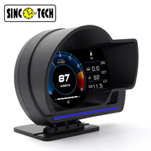 Load image into Gallery viewer, ISP902 SINCOTECH 3 Inch OBDII+GPS Multifunctional LCD Racing Gauge
