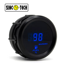 Muat gambar ke penampil Galeri, SincoTech 2&#39;&#39; Digital Blue Led Fuel Level Gauge DO611F2
