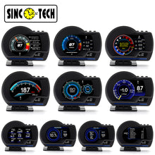 Load image into Gallery viewer, ISP902 SINCOTECH 3 Inch OBDII+GPS Multifunctional LCD Racing Gauge
