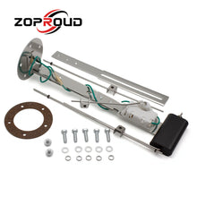 Load image into Gallery viewer, ZOPROUD Marine Fuel Float Fuel Tank Sending Unit for 4-23 Inch Depth Boat RV Car Truck Tanks 33-240ohms 304 Stainless Steel 12v/24v Universal Fuel Level Sender
