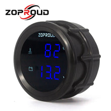 画像をギャラリービューアに読み込む, ZOPROUD 2''Digital LED Double Display Gauge Water Temperature ℃/℉ Volts Gauge 12v/24v
