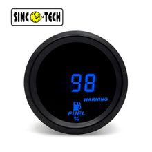 Muat gambar ke penampil Galeri, SincoTech 2&#39;&#39; Digital Blue Led Fuel Level Gauge DO611F2
