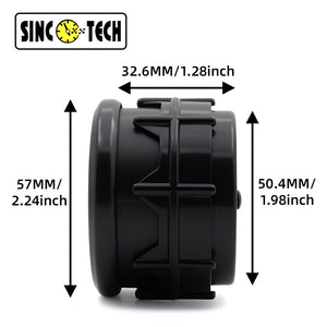 SINCOTECH 2'' Digital LED Double Display Gauge Water Temperature Volts Gauge (New)