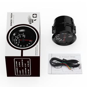 SincoTech 2 inch 7 Colors Pointer Gauges