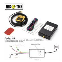 Load image into Gallery viewer, SINCOTECH GPS Speedometer Sensor with Antenna Kit for Racing Car Speedometer Gauges
