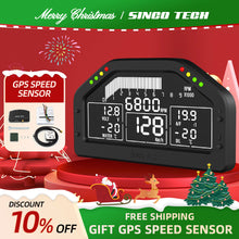 Carica l&#39;immagine nel visualizzatore di Gallery, SincoTech 7 colors Multifunctional Sensors Kit Racing Dashboard DO925
