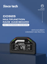 Íomhá a luchtú isteach i breathnóir an Ghailearaí, SincoTech 7 colors Multifunctional Sensors Kit Racing Dashboard DO925
