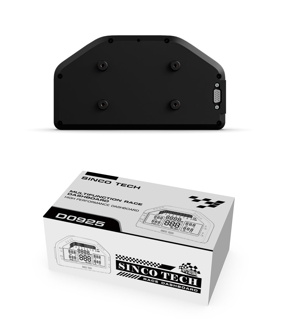 SincoTech 7 colors Multifunctional Sensors Kit Racing Dashboard DO925