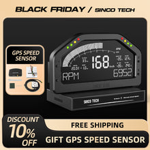 Load image into Gallery viewer, SincoTech Narrow Band 7-Color Multifunctional Black Racing Dashboard DO926NB
