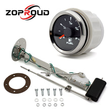 Load image into Gallery viewer, SincoTech Marine Fuel Guage 316 stainless steel  with float for Marine boat car truck 12v/24v universal IS711F
