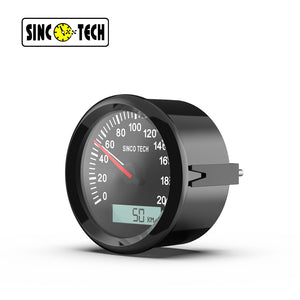 SincoTech 85mm GPS Speedometer ODO Meter DO917 12v/24v
