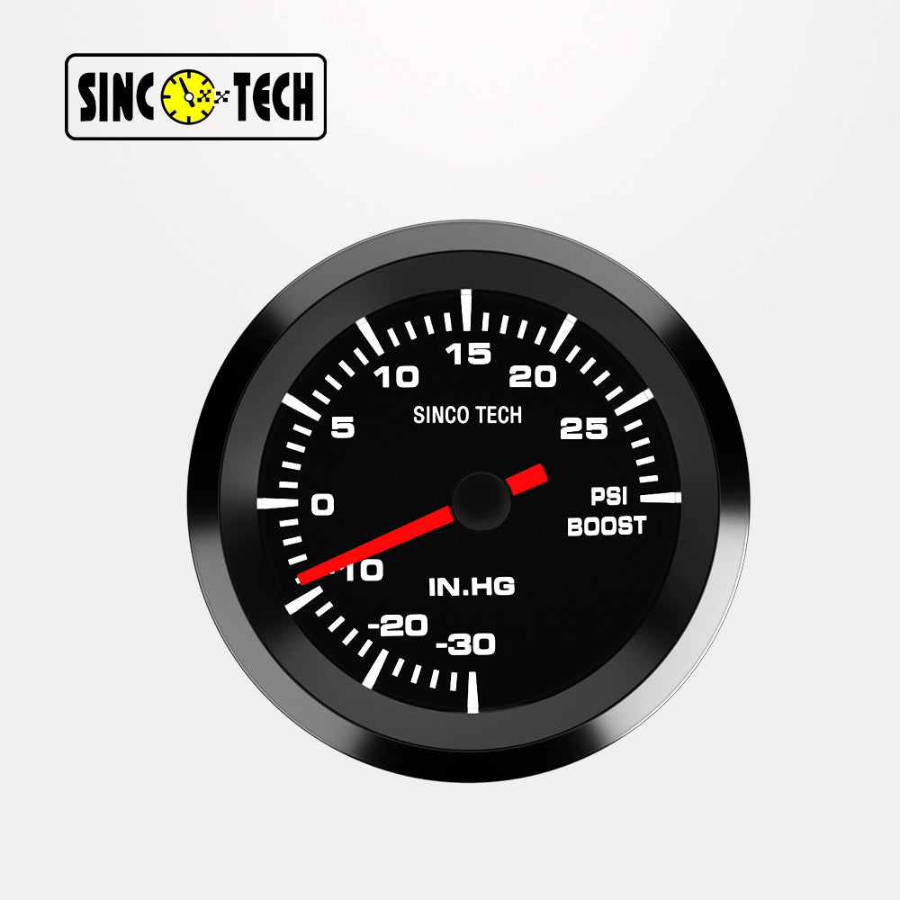 SincoTech 2 بوصة LED Turbo Gauge 6381S