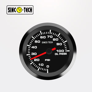 SincoTech2インチLED油圧計6386S