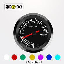 Load image into Gallery viewer, SincoTech 2 inch 7 Colors LED Air Fuel Ratio Gauge 6378S
