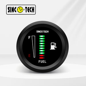 SincoTech 2'' Digital Led Fuel Level Gauge DO611F