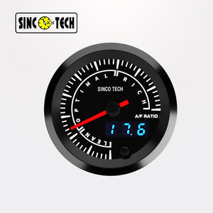 SincoTech 2'' 7 Colors Numérisation jauge de rapport air-carburant 6368S