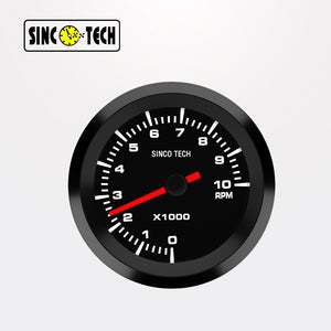 SincoTech 2 Inch LED Tachometer Gauge 6380S