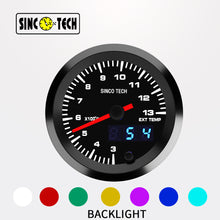 Load image into Gallery viewer, SincoTech 2 inch 7 Colors Digital LED Exhaust Gas Temperature Gauge 6369S
