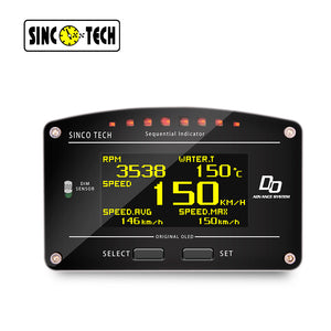 SincoTech Multifunctional OBD II Racing Dashboard DO907-OBD