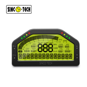 SincoTech Multifunctional Racing Dashboard Panel Meter DO908