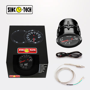 SincoTech 2'' LED  Jauge de température des gaz d'échappement 6389S