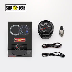 SincoTech 2 inch LED Oil Pressure Gauge 6386S