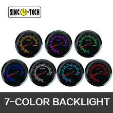Φόρτωση εικόνας στο εργαλείο προβολής Συλλογής, SincoTech 2 ιντσών 7 χρωμάτων LED Μετρητής αναλογίας καυσίμου αέρα 6378S
