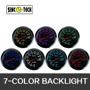 SincoTech 2'' 7 Colori LED indicatore di temperatura dei gas di scarico 6379S