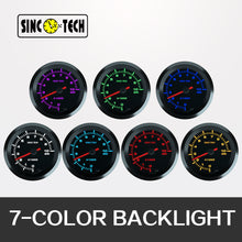 Lade das Bild in den Galerie-Viewer, SincoTech 2&quot;7-Farben LED Tachometer 6370S
