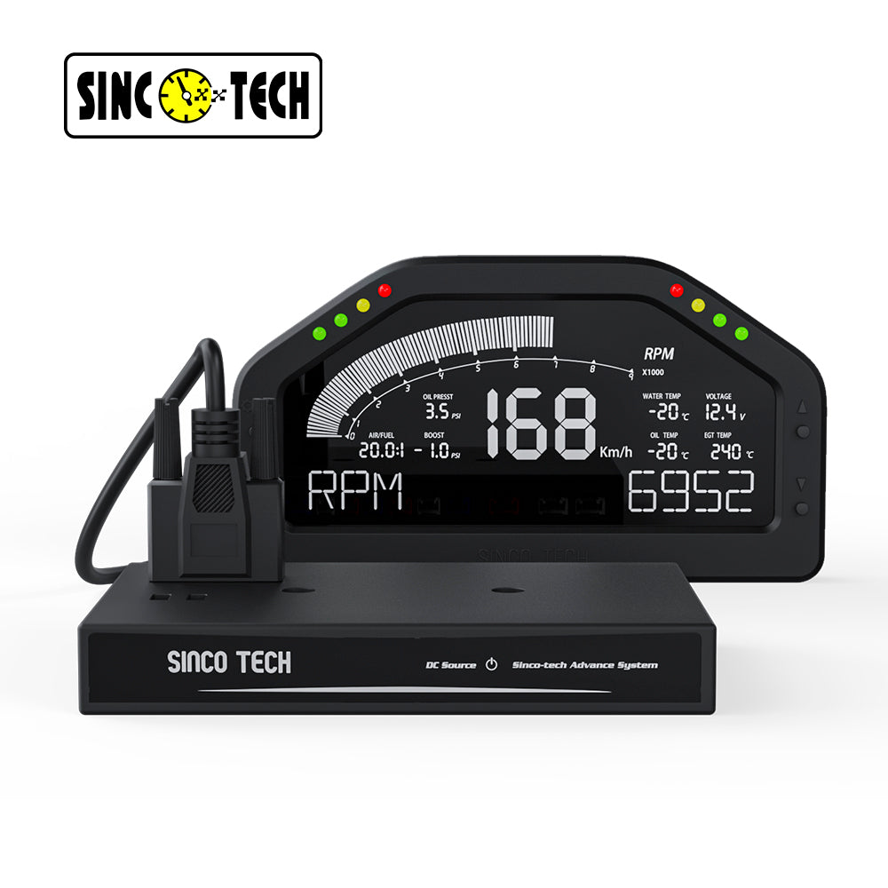 Achetez 2-en-1 Car Backlight Car LCD Digital Clock Temperature