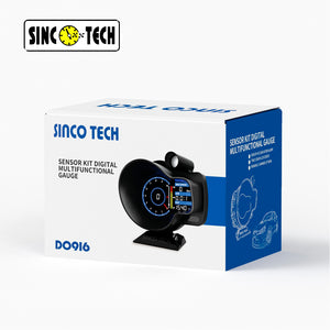 SincoTech Multifunctional Sensor Kit Racing Gauge DO916s