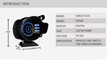 Загрузить изображение в средство просмотра галереи, SincoTech Voltmeters Multifunctional OBD II Racing Gauge DO916-OBD
