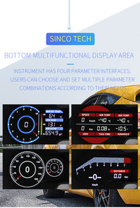 SincoTech OBDII multifunzione indicatore da corsa DO916-OBD